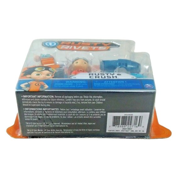 Nickelodeon Rusty Rivets Build Me Rivet System Spin Master Rusty and Crush - Picture 2 of 3